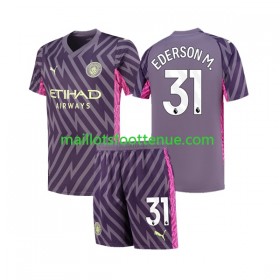 Maillot/Tenue Manchester City Ederson Moraes 31 Gardien Enfant Exterieur 2023/2024